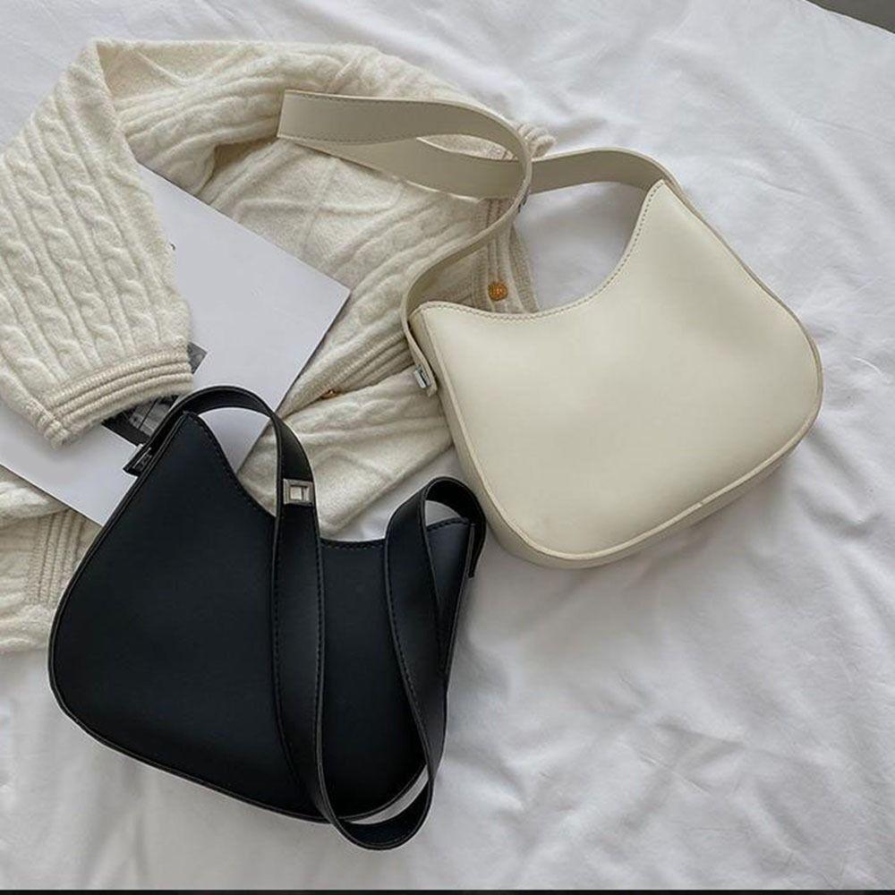 Сумка через плечо большой вместимости, сумка подмышку, однотонные сумки, модная сумка через плечо, для покупок