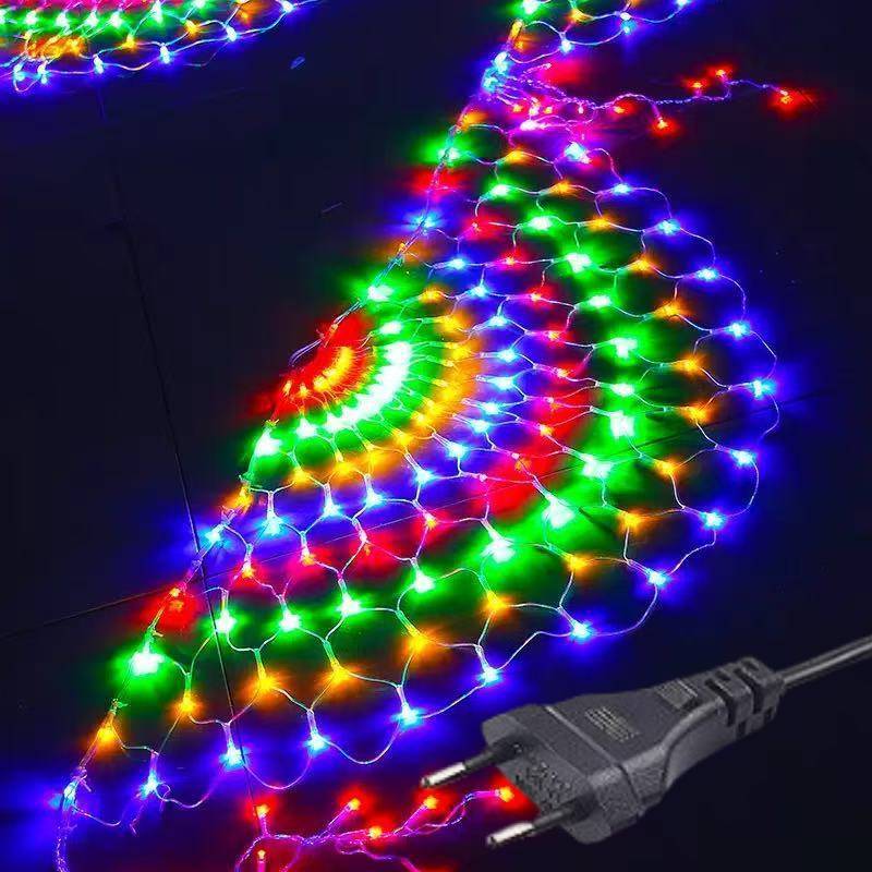 Peacock Outdoor Led Net Light Waterproof For Garden And Patio Decoration