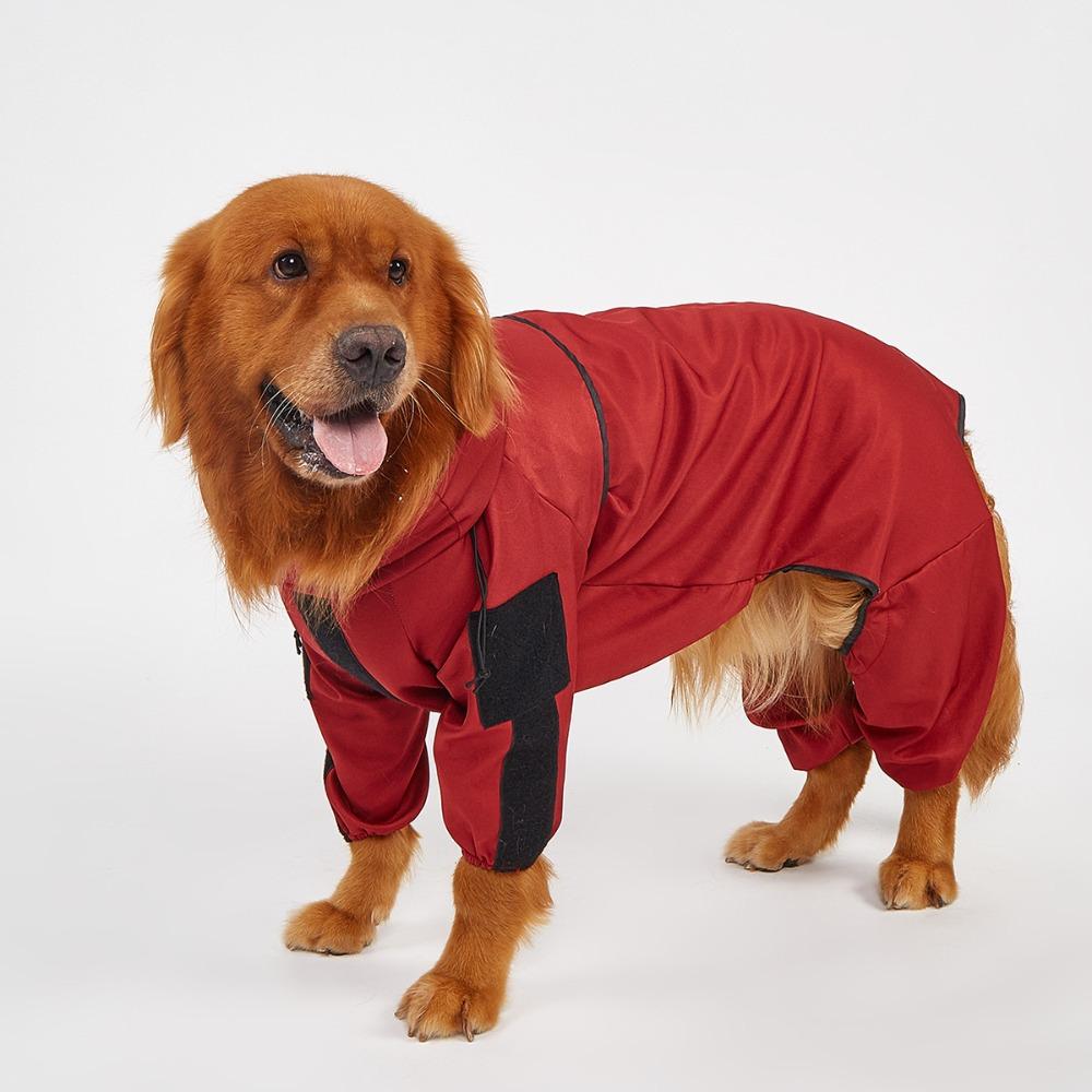 Reflective Pet Jacket Waterproof Dog Jumpsuit Dog Clothes Large Dog Raincoat Medium Large Dog