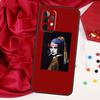 Красная Эстетика Рисунки Искусство Для Samsung Galaxy A56 A36 A26 A16 A05 A06 A22 A32 A52 A54 A34 A14 A55 A15 A53 A33 A35 Чехол