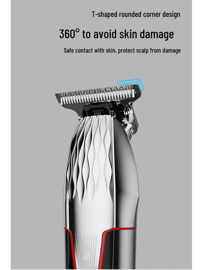 Cross-Border Professional LCD электрические машинки для стрижки волос и ножницы для карвинга