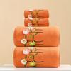Coral Fleece Towel Cartoon Bee & Sunflower Design, Soft, Comfortable, Absorbent Towel Polyester 100% Bathroom Face Wash Towel