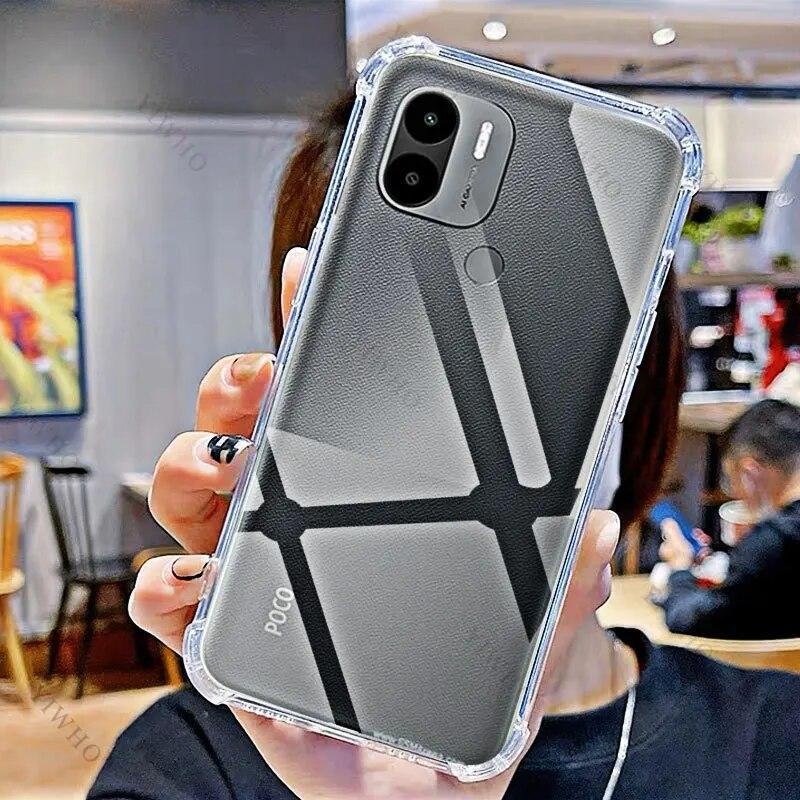 Прозрачный мягкий чехол для телефона Xiaomi Poco C51 HD TPU, прозрачный для Xiaomi Poko C 51 6,52 дюйма MZB0E6DIN, противоударные чехлы с защитой от царапин