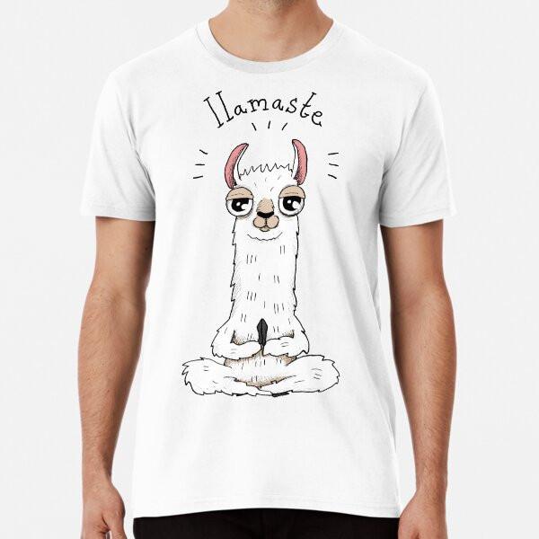 Llama yoga pose with llamaste T-Shirt S-5XL Best T-Shirt