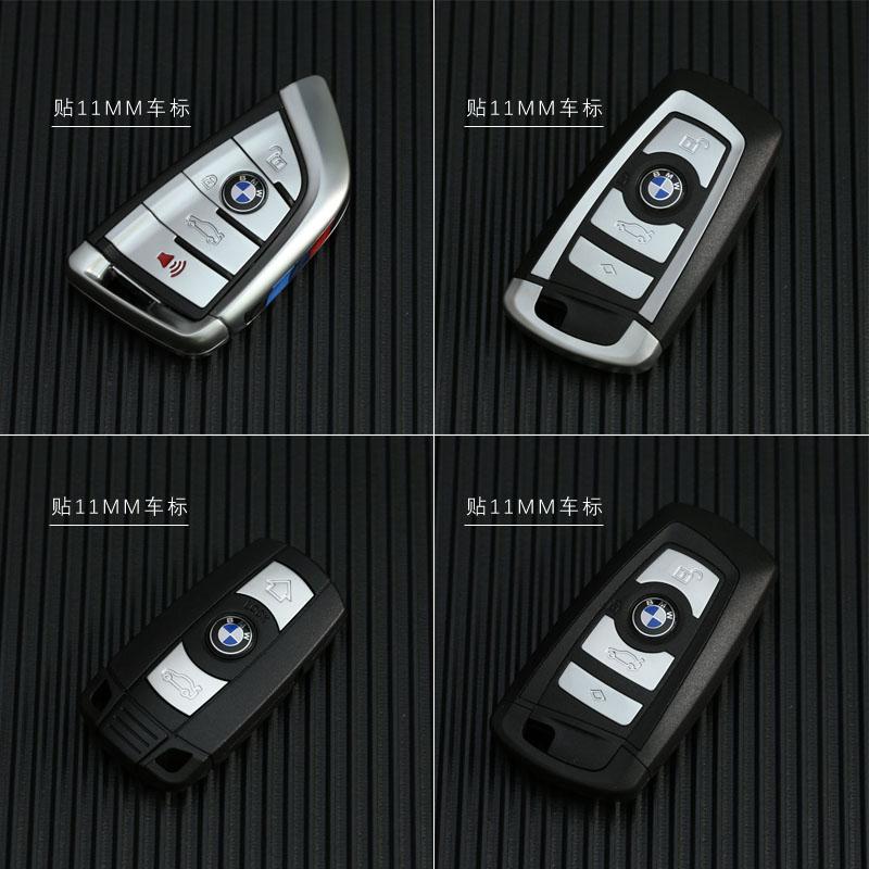 Car Remote Key Sticker Aluminum Emblem Decoration Decal For BMW Performance E46 E90 F10 F30 X3 F20 E60 E70 E39 E36 E87 X7 E9 wzdr27