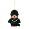 Sekiguchi Monchhichi Брелок Черный ЦВЕТА Плюшевый Талисман Коллекция