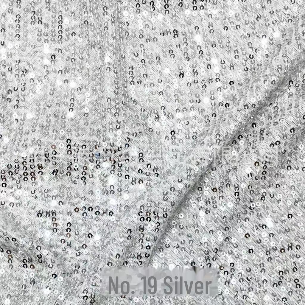 3mm Stripe Sequin Embroidery Mesh Fabric for Dress or Costume