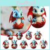 Cute Mini Blue Dinosaur Egg Ornament For Christmas Tree Decorations In 2023