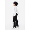 H M Cotton Twill Cargo Pants Black 1139516001