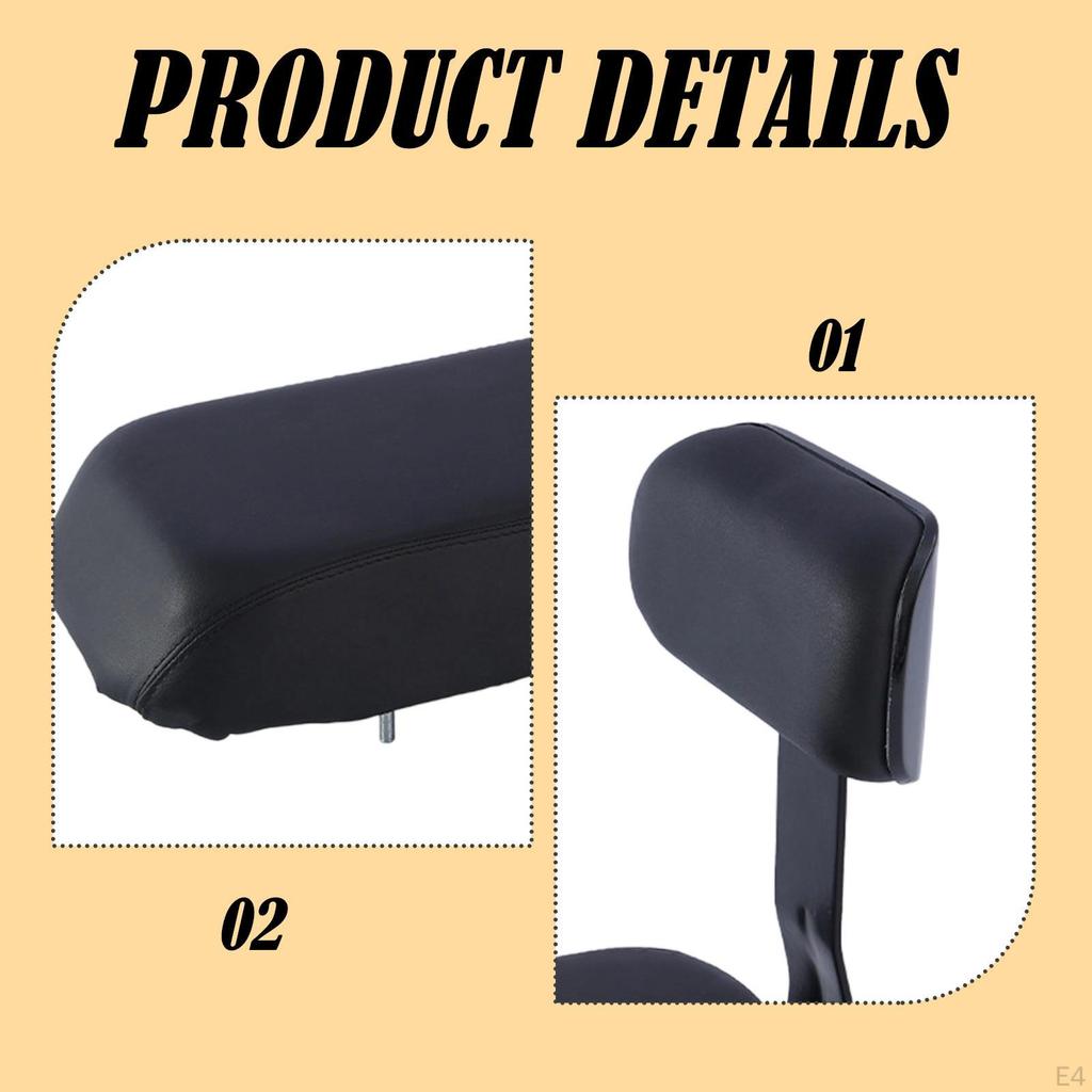 Rear Seat Cushion Accessories with Backrest Direct Replaces Spare Parts to Install Comfort Bike