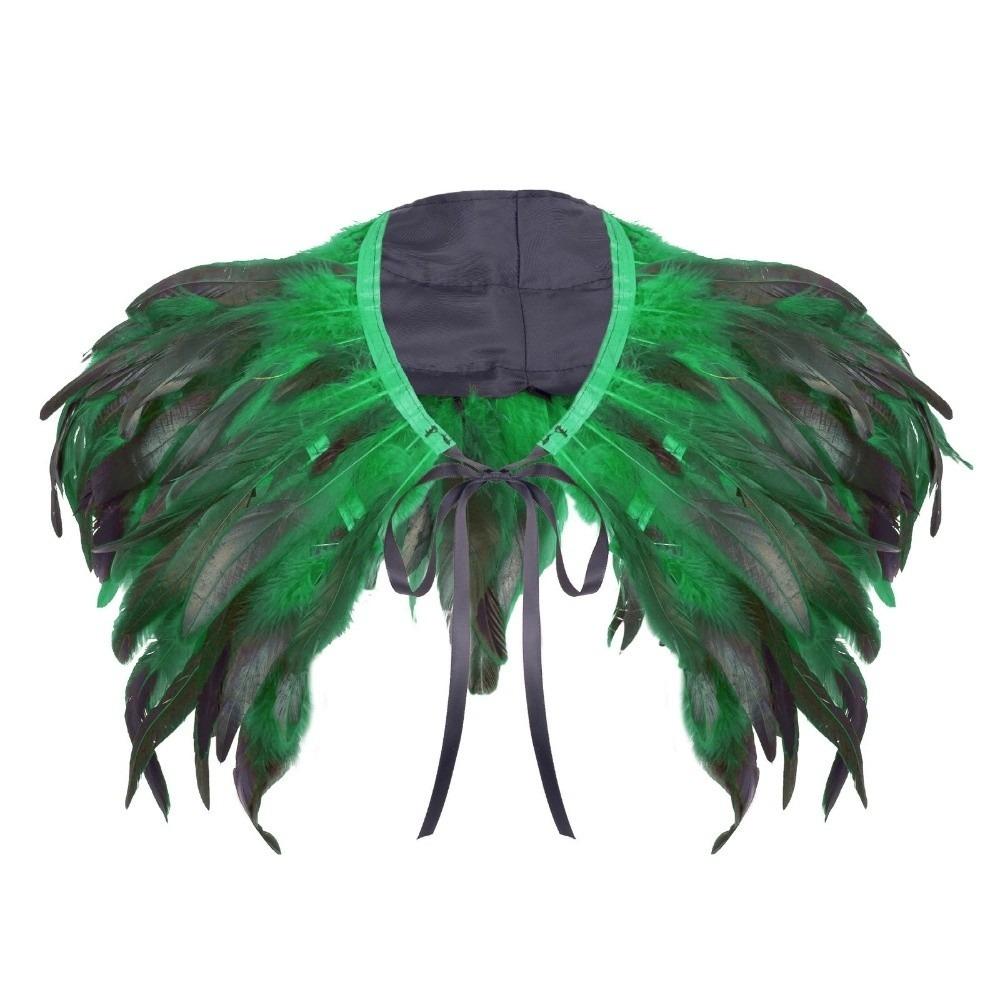 Adjustable Feather Shrug Shawl Luxury Shoulder Fake Collar Fashion Feather Shawl Prom