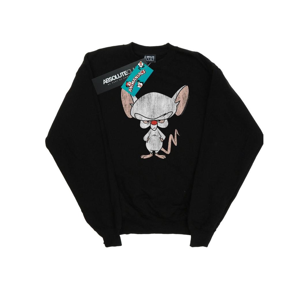 Animaniacs Mens The Brain Classic Pose Sweatshirt