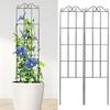 2 шт. стойка для скалолазания, простая в установке подставка для поддержки растений, многоразовая металлическая садовая решетка для дома, на открытом воздухе