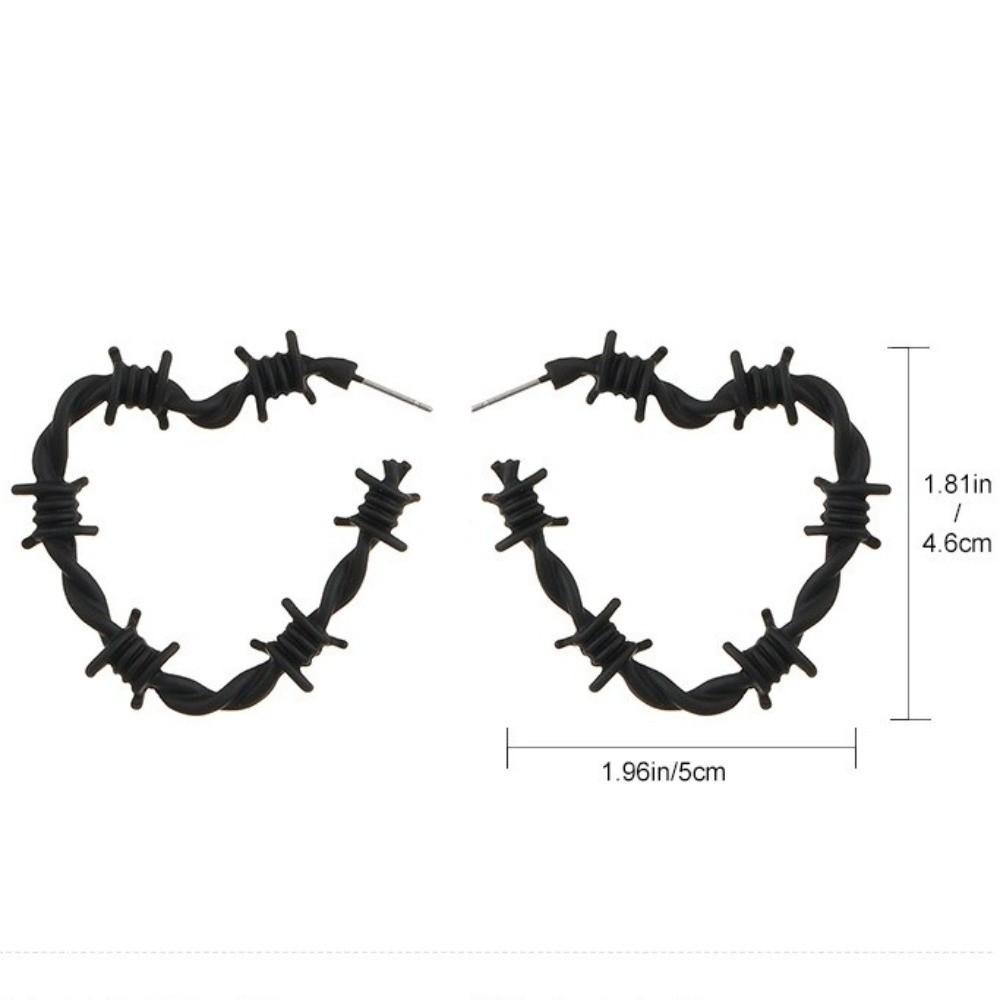 Retro Hoop Earrings Punk Drop Earrings New Earrings Jewelry Gift