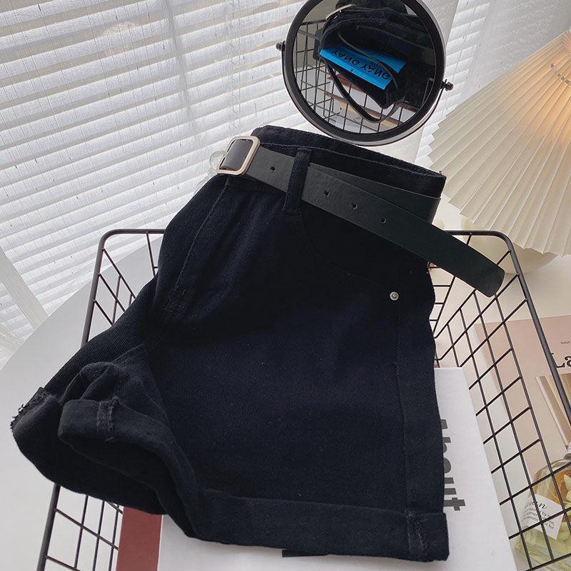 Женские джинсовые шорты с высокой талией — летний тренд 2021 года, утягивающие, свободный крой, широкие штанины