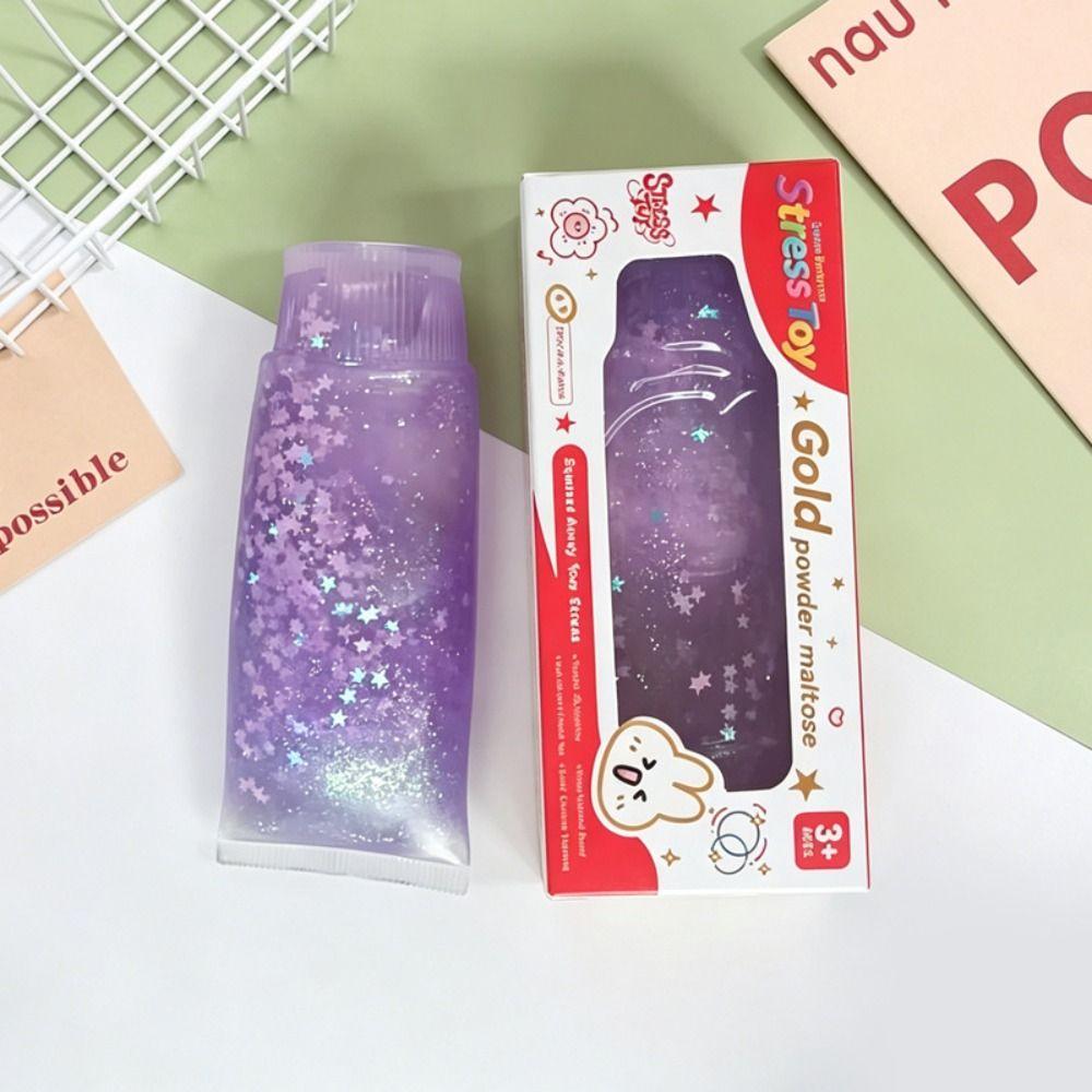 Fruit Filled Maltose Toothpaste Soft Elastic Sensory Fidget Ball Kids & Adults