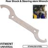 Universal Motorcycle Rear Shock & Steering stem Wrench Spring Adjustment Tool for SX SXF YZ YZF WRF CRF KX KXF RM RMZ DRZ 125-530