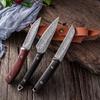 Damascus Pattern Stainless Steel Forged Kitchen Fruit Knife Boning Knife Meat Cleaver Cutter Vegetable Knife