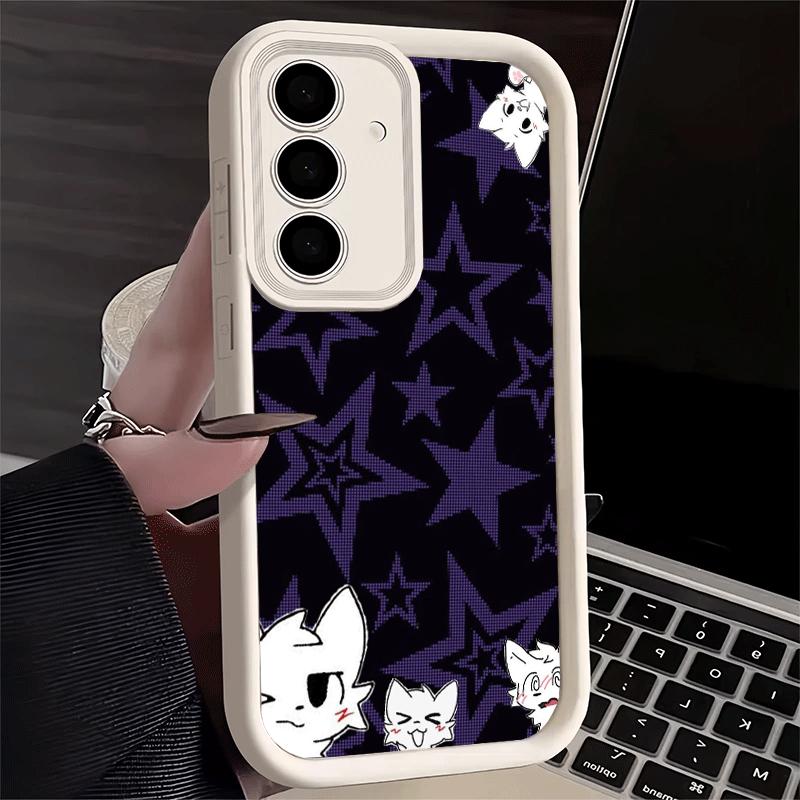 Phone Case for Samsung Galaxy A17 A16 A15 A14 A13 Cute B-Boykisser Catoon A56 A36 A26 A55 A35 A25 A54 A34 A24 A53 A33 A23 A07 A0