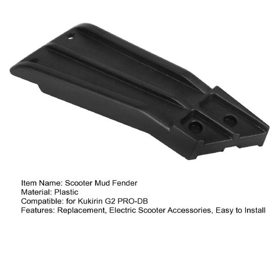 Scooter Rear Fender for Kukirin G2 PRO-DB Professional Splash-proof Scooter Mudguard Replacement Electric Scooter Accessories