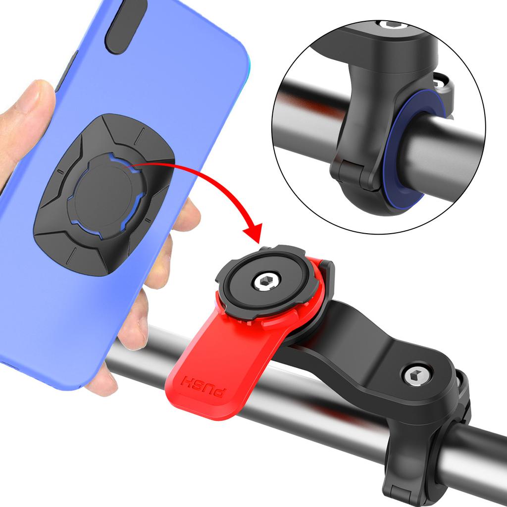 Quick Release Mobile Phone Holder Motorcycle/Bike/Scooter Handle Smartphone Riding Navigation Support For 4.7-7.2 Inch Models