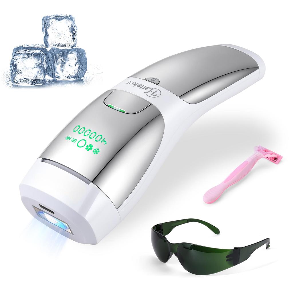 Hatteker Sapphire Home Laser Hair Removal Device for Women Painless Multi-Area Epilator Underarm Lip Leg Full Body