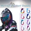 Mens Helmet Womens Braided Motorcycle Ponytail Dirty Gradient Hair Ramp Punk Biker Helmet Decoration 55Cm
