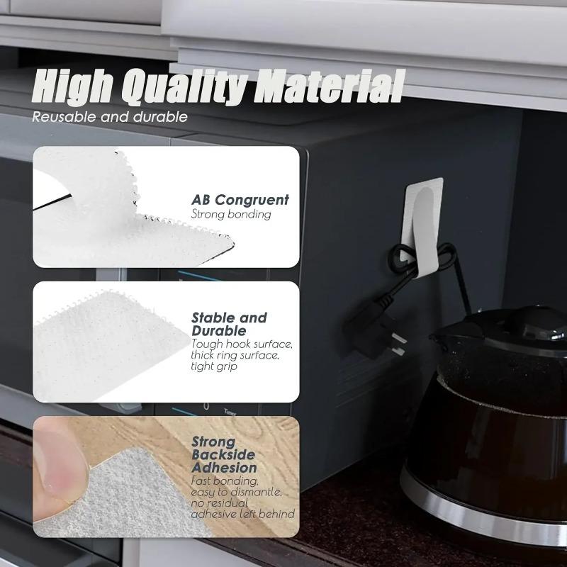 Новые многоразовые кабельные стяжки стяжки-липучки самоклеящийся держатель кабеля питания регулируемый органайзер для хранения шнуров настольный органайзер менеджер