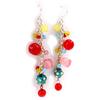 [J7154] - Multicolored 'Calcutta' Earrings