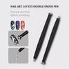 2 In 1 Professional Nail Art Cat Eye Magnetic Stick Pen For Steel Ball Suction Iron Beads Magnet Dotting Pen Manicure Design