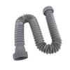 Expandable Flexible P Trap Pipe Kit Single Kitchen Sink Drainage Solution with Adapter Seal Circle