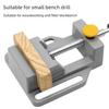 Aluminum Alloy Mini Bench Vise with Fast-Action Flat Jaws for Easy Part Fixing