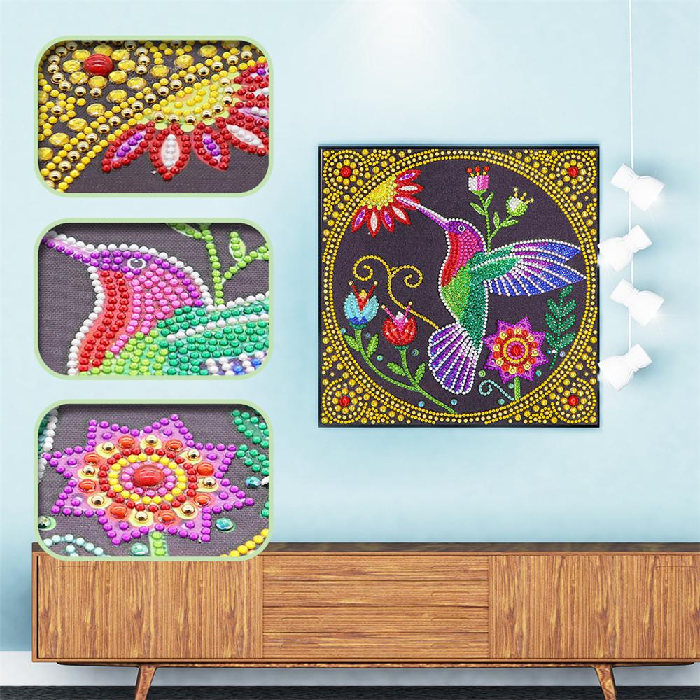 Huacan 5D DIY Special Shaped Diamond Painting Bird Cross Stitch Embroidery Kit