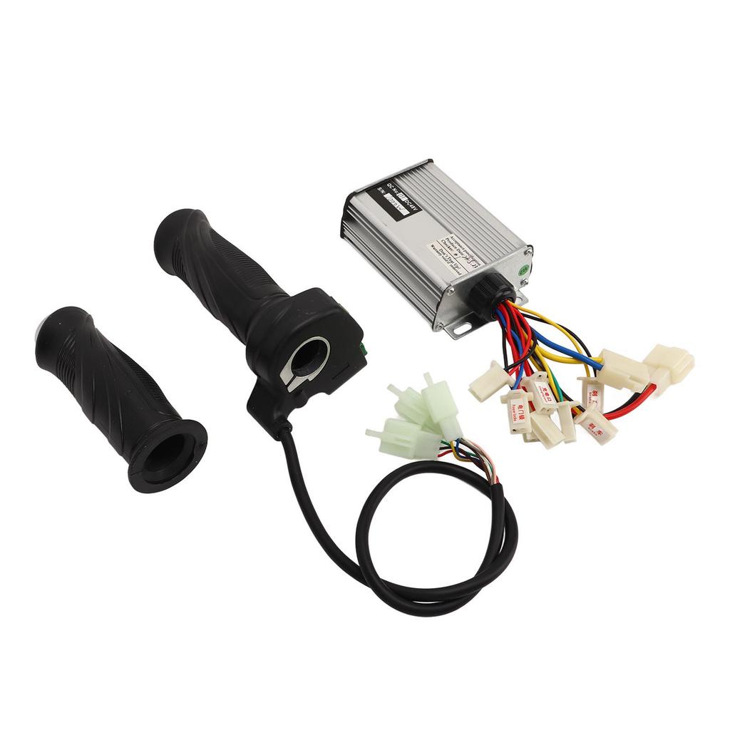48V 1000W Brushed Controller and Throttle Grip For Electrical Scooter Bicycle Tricycles
