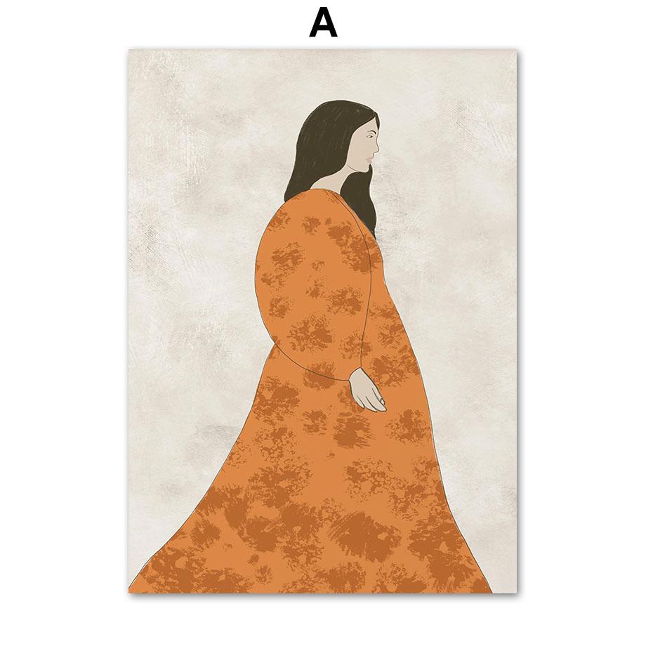 Девушка пустыня Анри Матисс коралловый цветок геометрические постеры и принты настенная живопись на холсте для гостиной декоративные картины