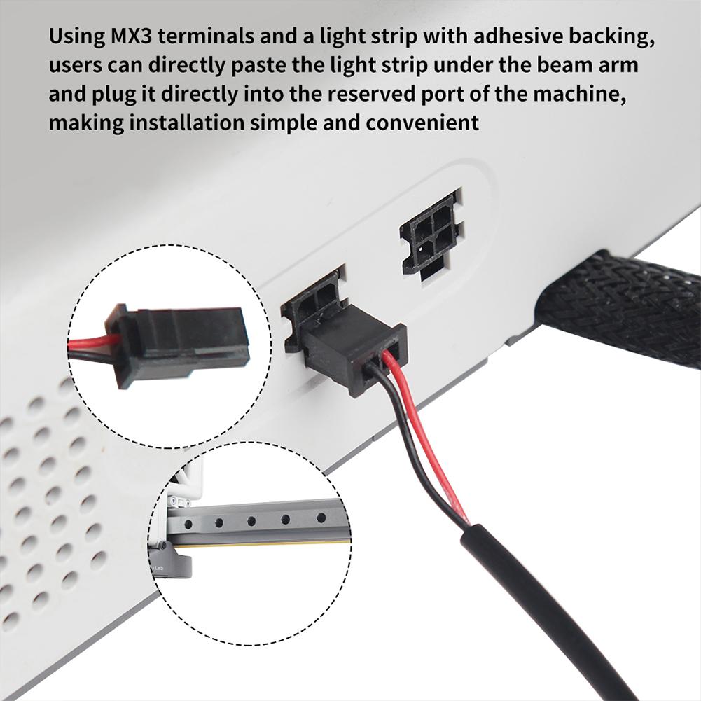 Светодиодная лента для 3D-принтера Bambu Lab A1/A1mini Bar CoB Аксессуары Световая полоса Яркий Принтер H8T8