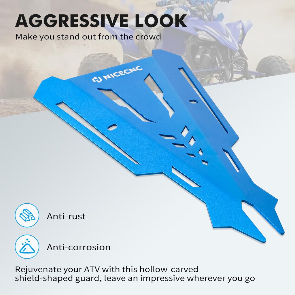 For YFZ450R ATV Billet Radiator Cooler For Yamaha YZF450R 2009-2024 YFZ 450R Quad Stabilizer Roost Guard Aluminum Accessories