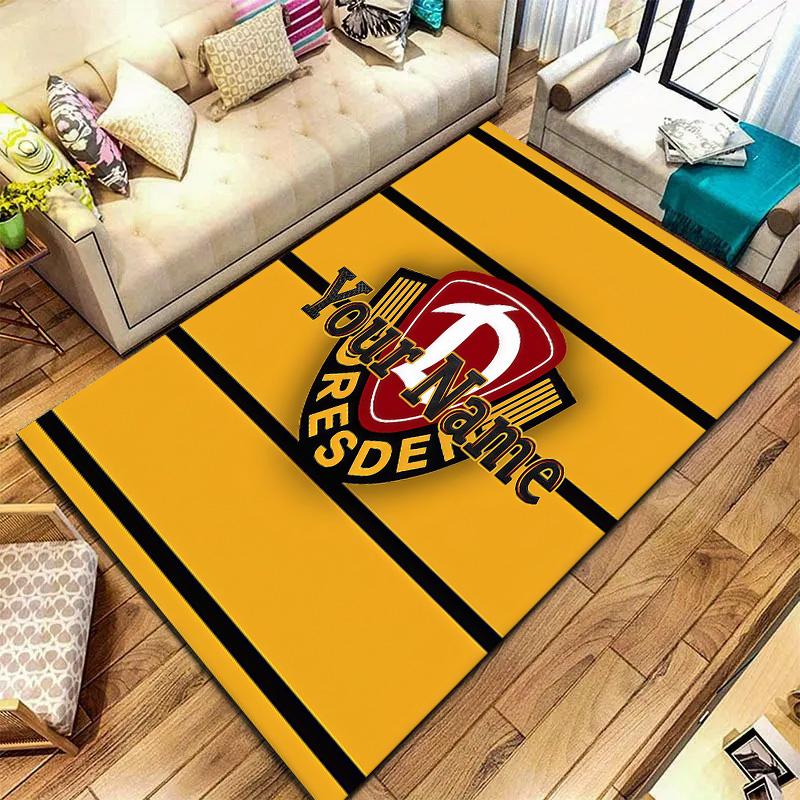 Dynamo Dresden Custom Name Carpet Rug For Living Room Bedroom Home Sofa Decoration Kids Play Nonslip Floor Mat