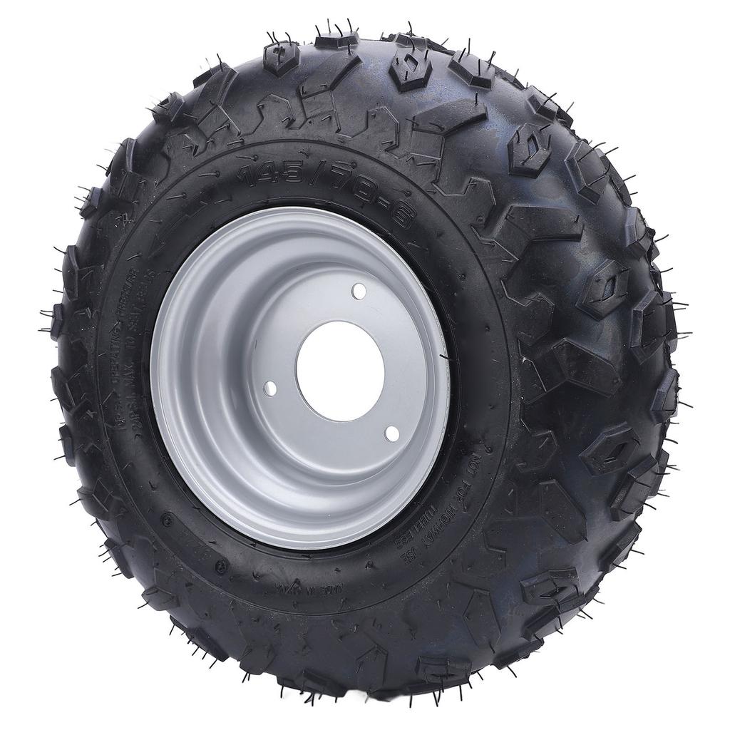 145706 145x706 Tire 6 Inch Wheels Rim Tire 3 Bolts Go Kart Tyre for ATV UTV Quad Off Road Golf