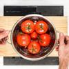 Steel kitchen strainer 28 cm
