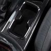 for Nissan Navara NP300 2016-2019 Car Front Water Cup Holder Frame Cover Trim Sticker Carbon Fiber Accessories