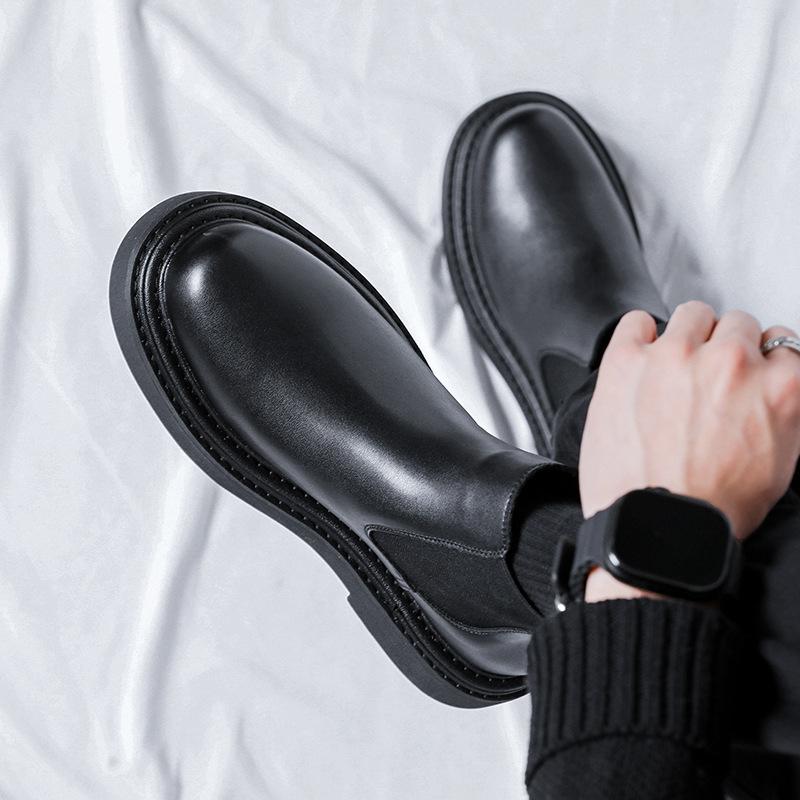 Ботинки челси мужские летние низкие ботинки Martin мужские красивые короткие ботинки локомотив японская повседневная обувь 59330-R