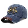 Unisex Baseball Cap M Letter Embroidery Dad Hat Women Men Outdoor Washed Cotton Cap