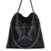 European and American retro five-pointed star willow chain women's bag fashionable women's large-capacity shoulder oblique span portable women's bag