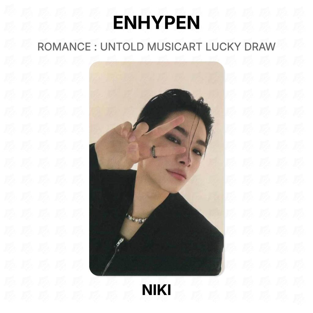 ENHYPEN РОМАНТИКА : UNTOLD MUSICART Розыгрыш Официальная фотокарточка