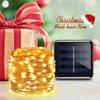 7M/12M/22M/32M LED Solar Lamp Garden Decoration Fairy Garland String Lights Outdoor Waterproof Rope Strip Light Christmas Garland Party Decor