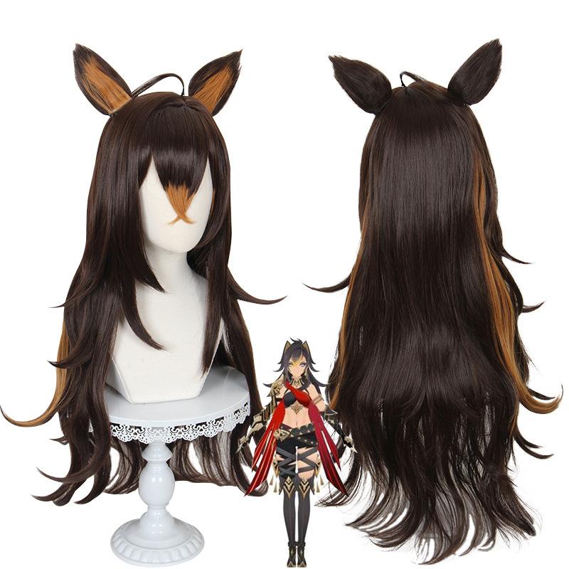 Dehya косплей костюм Dehya парик сексуальная женская форма аксессуары Хэллоуин карнавальный наряд полный комплект