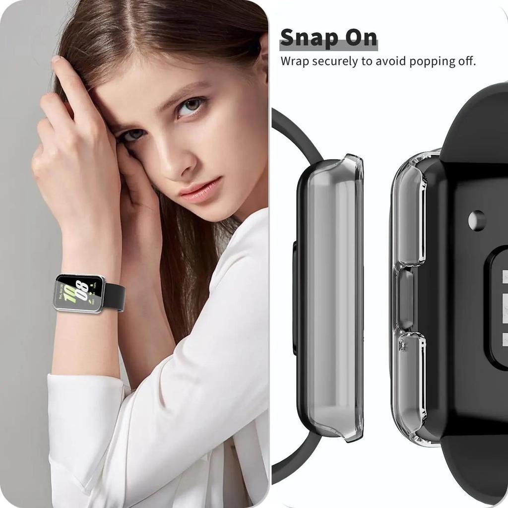 Чехол для ПК для Samsung Galaxy Fit 3 Защитная пленка для экрана Стеклянная Защитный чехол-бампер для Samsung Galaxy Fit 3 Противоударный Аксессуары