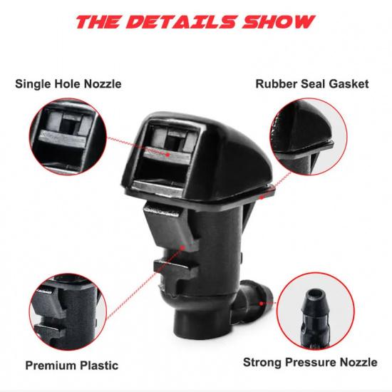 68260443AA Car Front Windshield Wiper Spray Jet Washer Nozzles for Jeep Grand Cherokee 2011- for Mitsubishi Galant 2009-2012