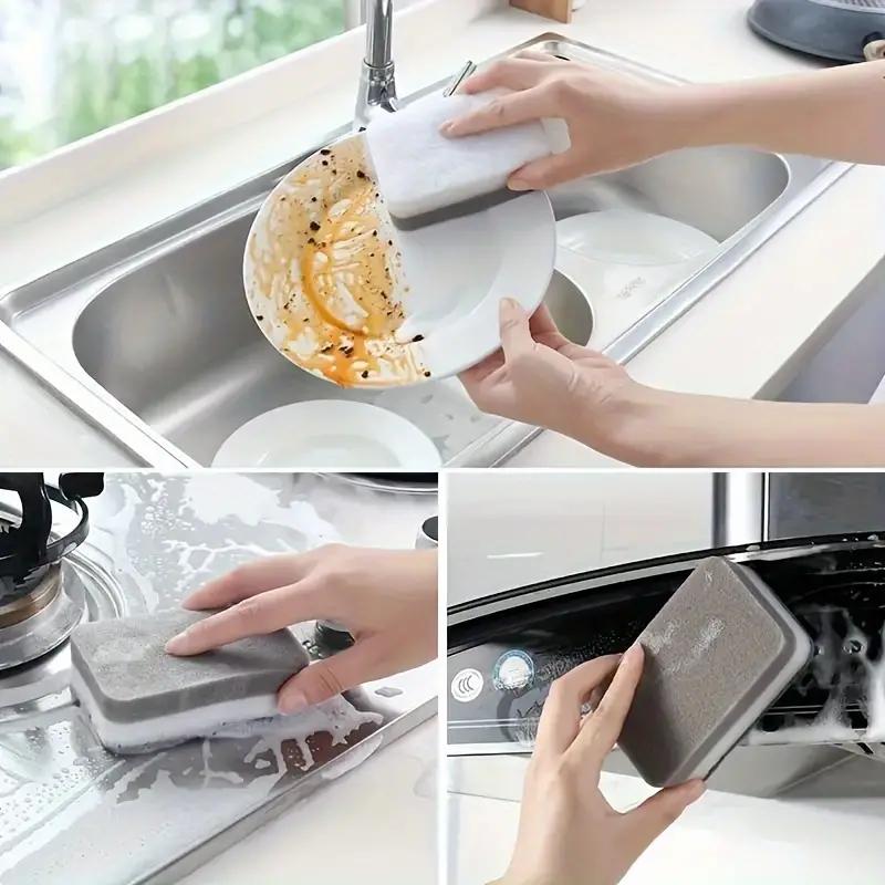1/5/10Pcs Double Side Dishwashing Sponge Dish Washing Brush Pan Pot Dish Wash Sponges Household Cleaning Kitchen Tools